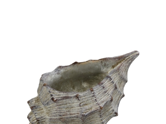 Boho κασπώ τσιμεντένιο κοχύλι μπεζ 23.5x16x13.5 εκ