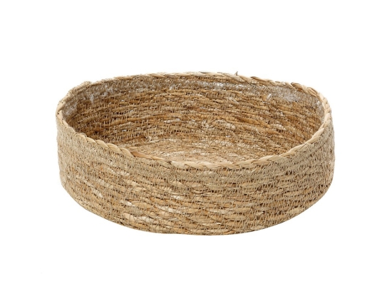 Στρογγυλή ψωμιέρα από seagrass 22x8 εκ