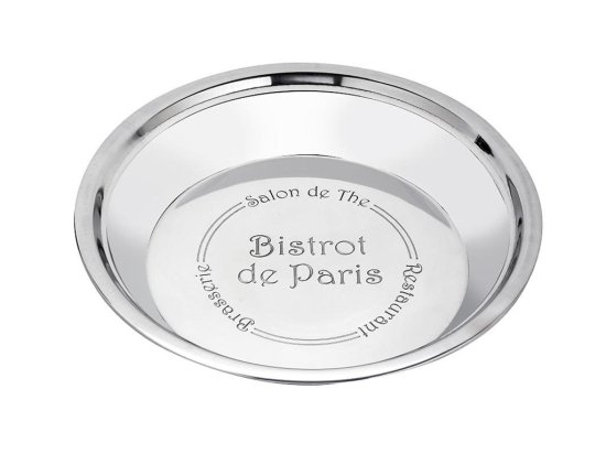 Ατσάλινο μπωλ Bistrot de Paris σε ασημί χρώμα 31x5 εκ
