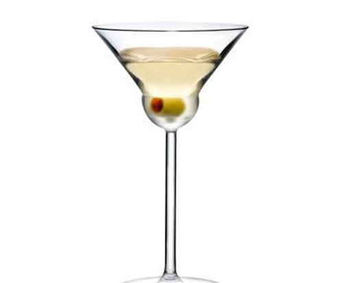 Dis Nude Vintage Martini γυάλινο ποτήρι σετ δύο τεμαχίων 11x18.3 εκ