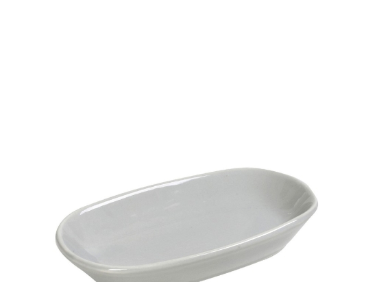 Light Grey Essentials πιατάκι ορθογώνιο σετ των έξι 15x9x2 εκ