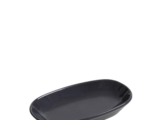 Anthracite Essentials πιατάκι ορθογώνιο σετ των δώδεκα 12x7x2 εκ