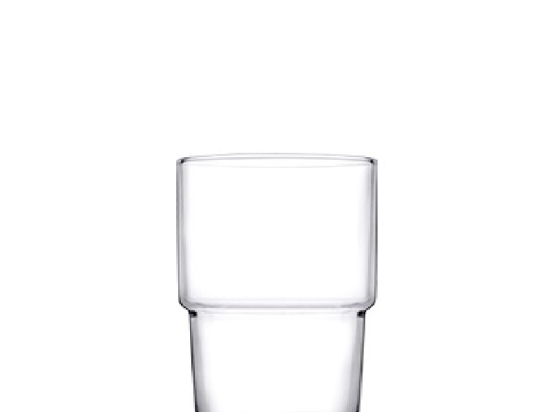 Hill ποτήρι γυάλινο διάφανο σετ έξι τεμαχίων 6.5x9.2 εκ