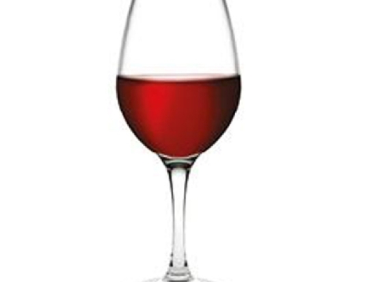 Amber Wine ποτήρι κρασιού κολωνάτο γυάλινο σετ έξι τεμαχίων 8.4x20 εκ