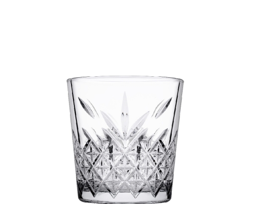 Timeles γυάλινο ποτήρι ουίσκι 350ml σετ 4 τεμαχίων 9,2x9.65