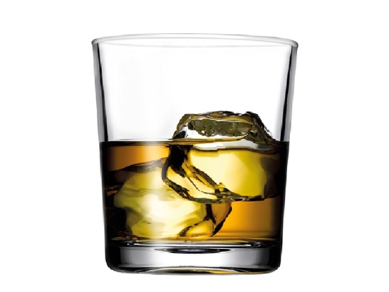 Alanya Whiskey ποτήρι διάφανο γυάλινο σετ έξι τεμαχίων 7.8x8.8 εκ