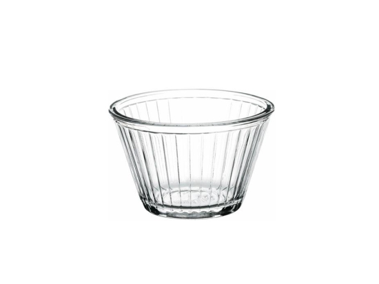 Pudding γυάλινο μπωλ για γλυκό σετ των εικοσιτεσσάρων τεμαχίων 9x6 εκ