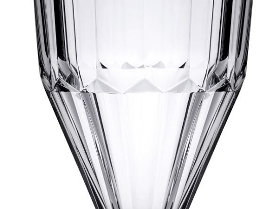 Pleats Crystalline μπωλ σερβιρίσματος παγωτού γυάλινο διάφανο σετ δύο τεμαχίων 10.6x16.1 εκ