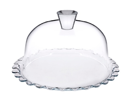 Petite Patisserie γυάλινη βάση παρουσίασης τούρτας 26.4x15.3 εκ