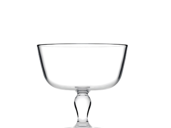 Petite Patisserie διακοσμητική βάση γυάλινη διάφανη 13x22.2 εκ