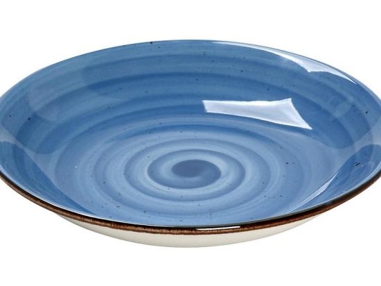 Terra Blue βαθύ πιάτο spaghetti σετ των έξι 26 εκ