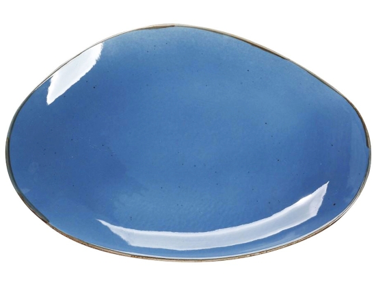 Terra Blue πιατέλα οβάλ σετ έξι τεμαχίων 36x15 εκ