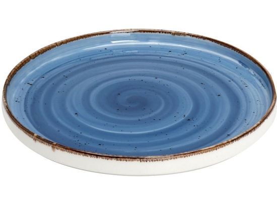 Terra Blue πιάτο Step φαγητού σετ των δύο τεμαχίων 30 εκ