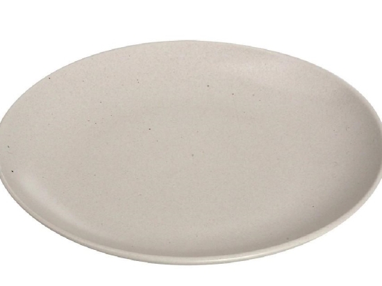 Terra Matt Cream λευκό ματ πιάτο ρηχό σετ έξι τεμάχια 30x2.5 εκ