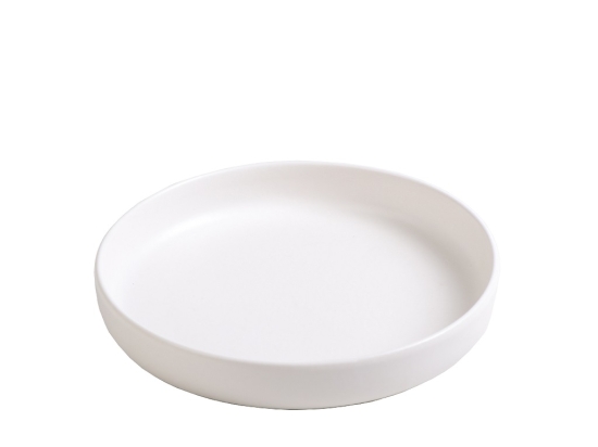 Terra Matt Cream πιάτο βαθύ λευκό ματ σετ έξι τεμάχια 24x4.5 εκ