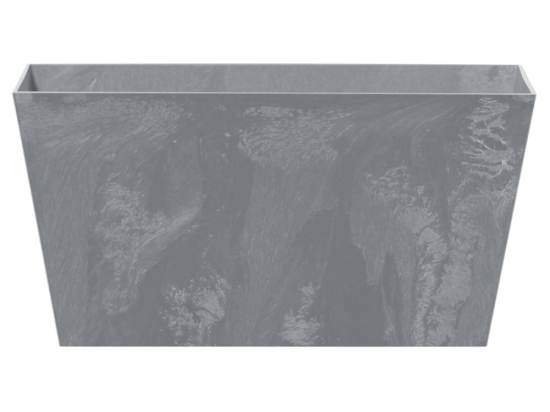 Ζαρντινιέρα pp σε γκρι χρώμα Τubus beton effect 60x32x30 εκ