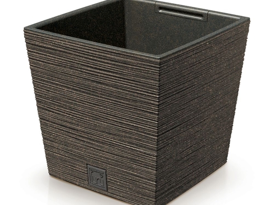Furu Eco Wood καφέ κασπώ τετράγωνο από ανακυκλωμένα υλικά 24x24x24 εκ