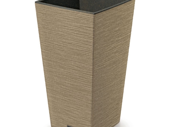 Furu Eco Wood κρεμ κασπώ τετράγωνο από ανακυκλωμένα υλικά 40x40x76 εκ