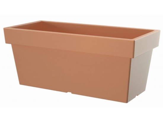 Ζαρντινιέρα pp σε κεραμιδί χρώμα 60x26x22 εκ