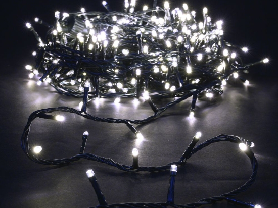 200 Led λαμπάκια με 8 προγράμματα πράσινο καλώδιο και soft white χρώμα 10μ