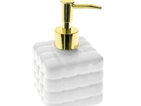 Dispenser λευκό μπάνιου 8x8x14 εκ