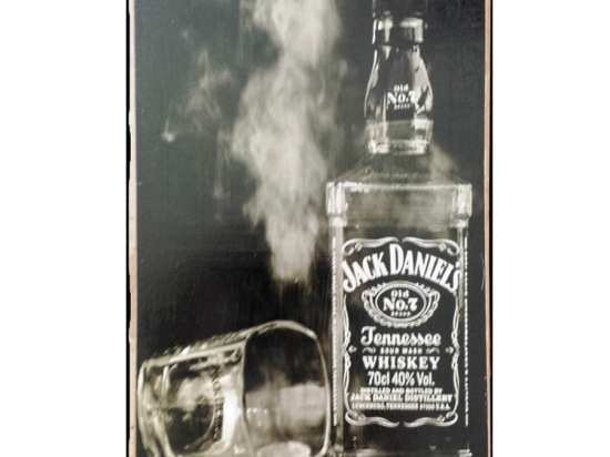 Πίνακας χειροποίητος Jack Daniels 30x40 εκ