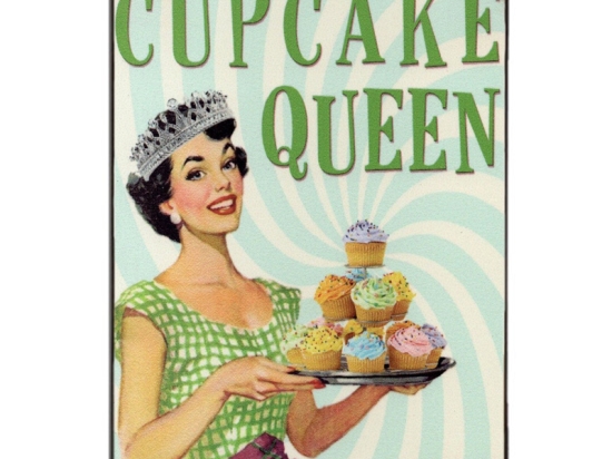 Πίνακας χειροποίητος cupcake queen