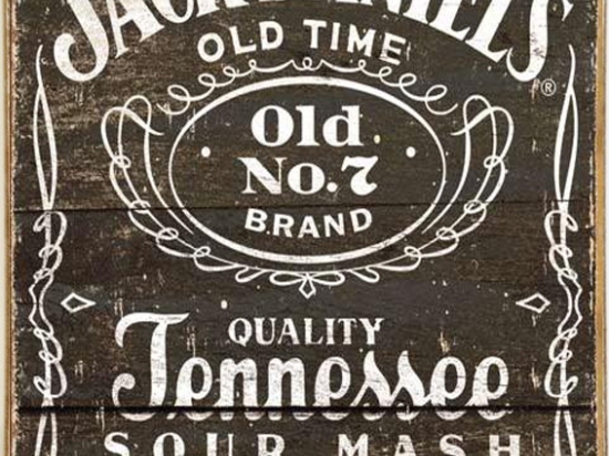 Πίνακας χειροποίητος Jack Daniels 21x30 εκ