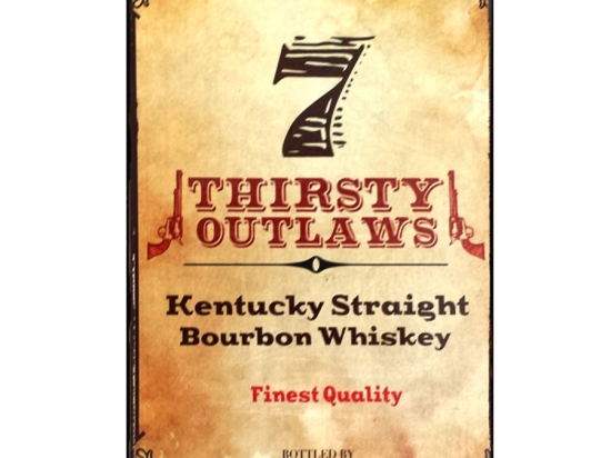 Πίνακας χειροποίητος Kentucky whiskey 21x30 εκ