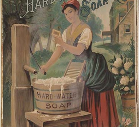 Ρετρό πίνακας χειροποίητος hard water soap