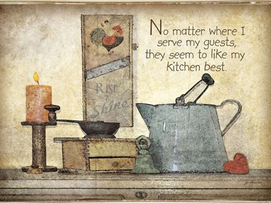 Ρετρό πίνακας χειροποίητος kitchen drawing