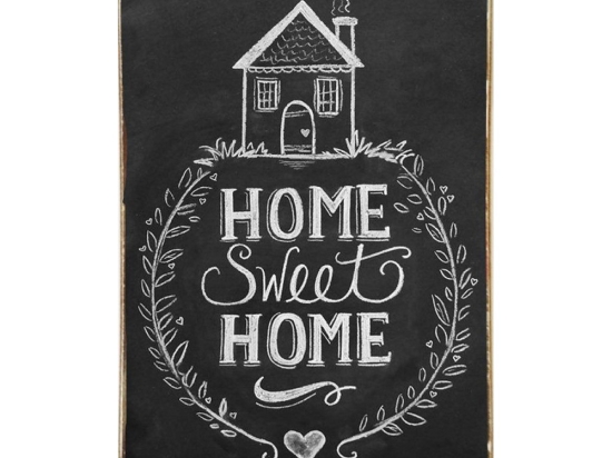 Home sweet home ξύλινος πίνακας