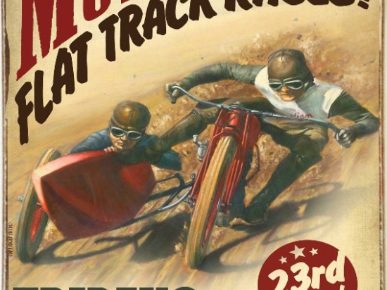 Motorcycles ξύλινος πίνακας χειροποίητος
