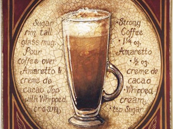 Italian coffee ξύλινος πίνακας χειροποίητος