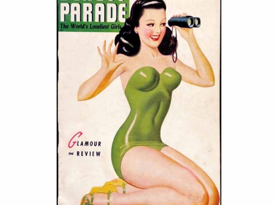 Beauty parade vintage ξύλινος πίνακας