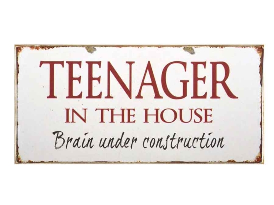 Teenager ξύλινο vintage πινακάκι 26x13 εκ
