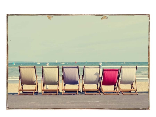 Summer vintage ξύλινο πινακάκι