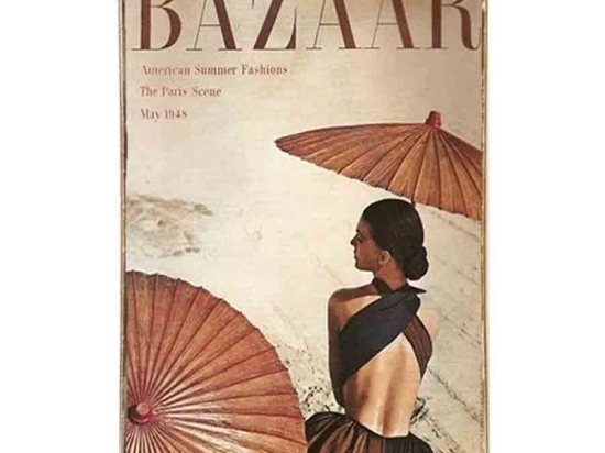 Bazaar vintage πινακάκι ξύλινο