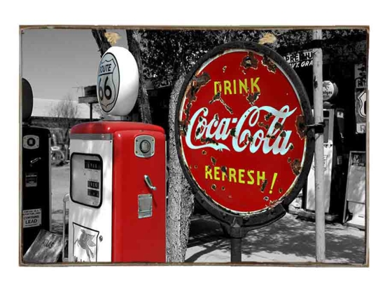 Coca Cola vintage ξύλινο πινακάκι