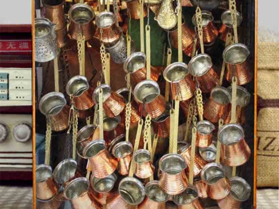 Mini pots vintage ξύλινο πινακάκι