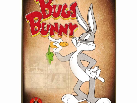 Bugs Bunny vintage ξύλινος πίνακας