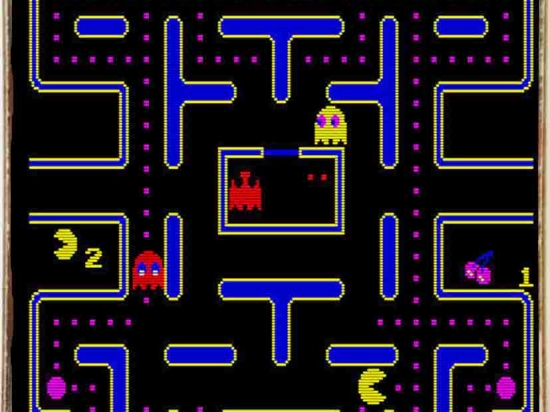 Pacman ξύλινος πίνακας