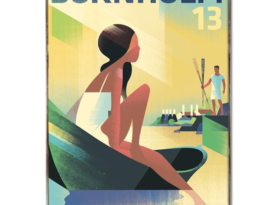 Πινακάκι με travel poster
