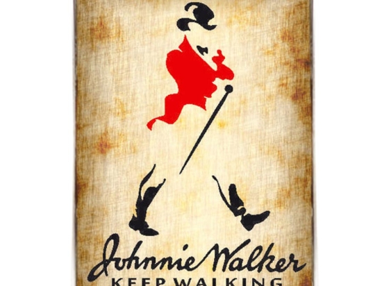 Keep walking vintage διακοσμητικό πινακάκι 
