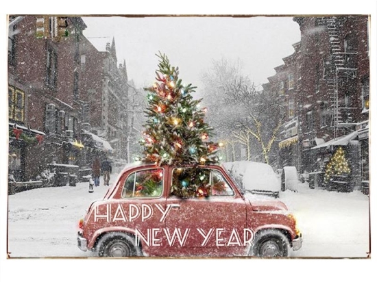 Christmas tree vintage Χριστουγεννιάτικο ξύλινο πινακάκι