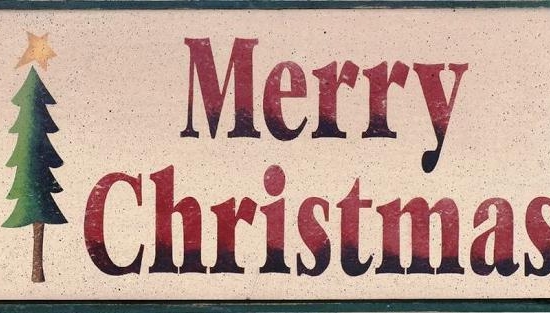 Merry Christmas χειροποίητο Χριστουγεννιάτικο ταμπελάκι με δεντράκι 26x13 εκ