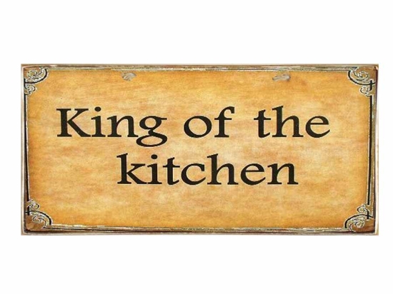 Kitchen king πίνακας χειροποίητος 26x13 εκ