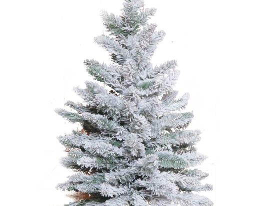 Flocked Pine Χριστουγεννιάτικο δεντράκι 90 εκ