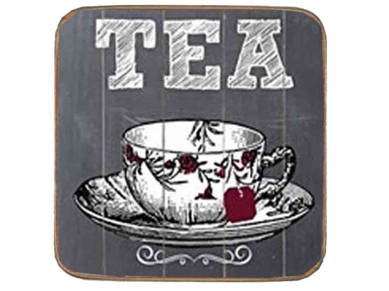 Σουβέρ ξύλινo χειροποίητo tea