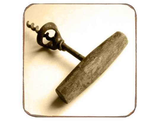 Σουβέρ ξύλινo χειροποίητo bottle opener